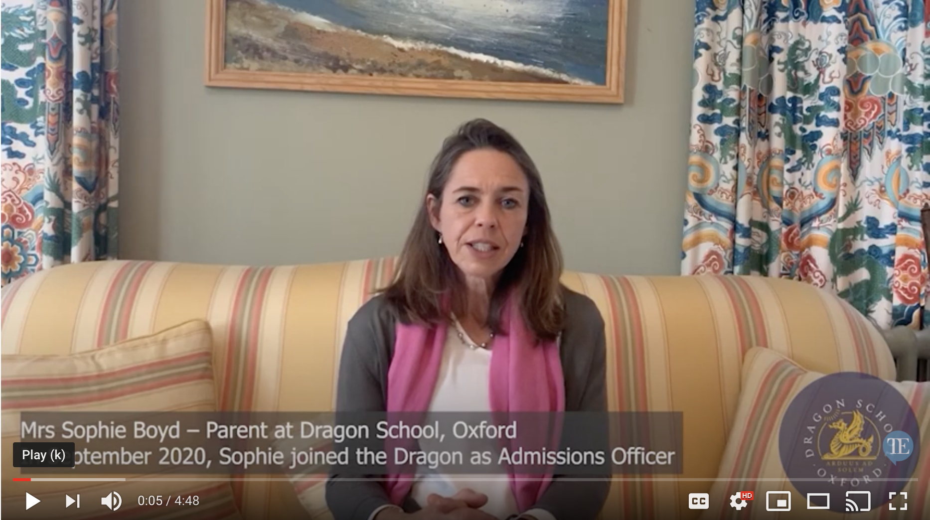 WATCH: Hear a parent talk about their experience of Dragon School